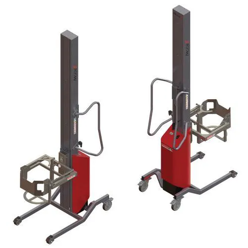 Carrello elevatore Moovit con ribaltafusti - Capacità 150kg
