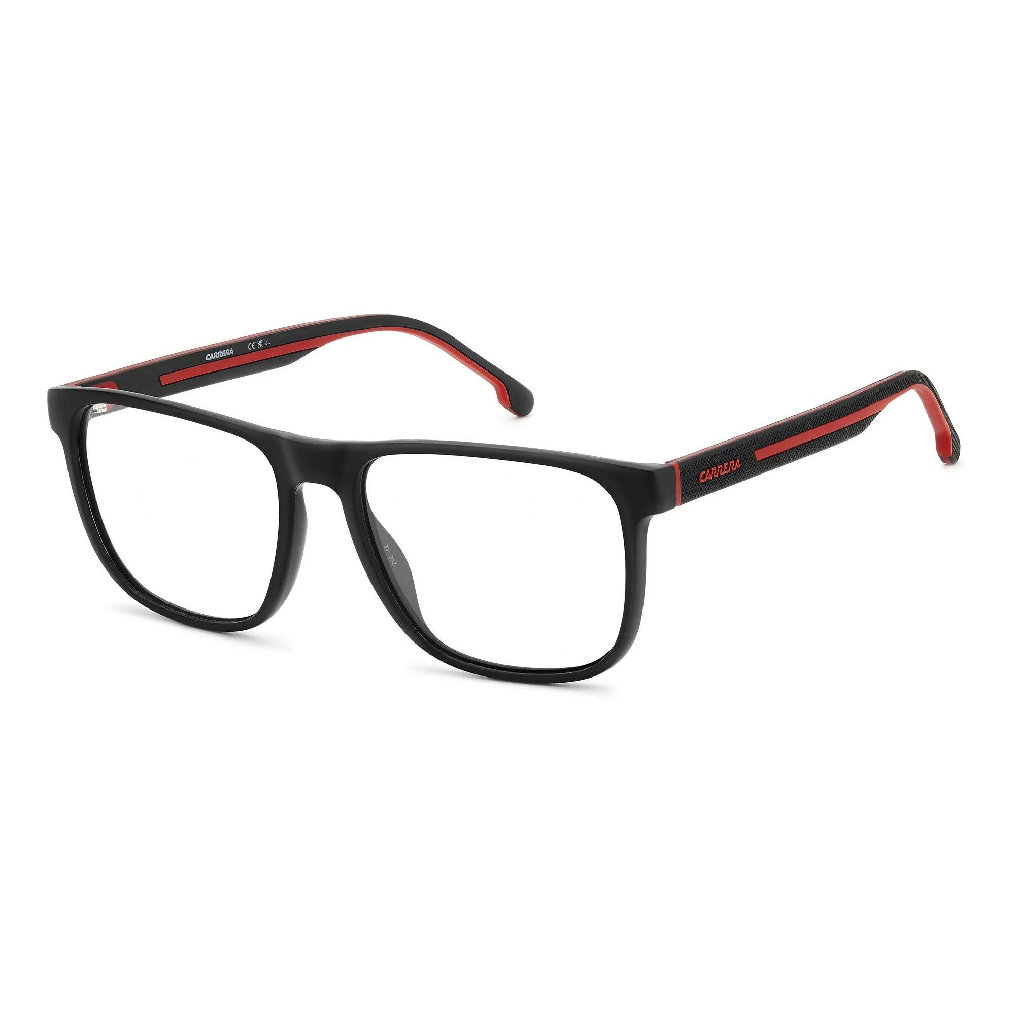   Carrera 8892 - BLX Rosso Nero Opaco | Occhiale Da Vista Uomo 