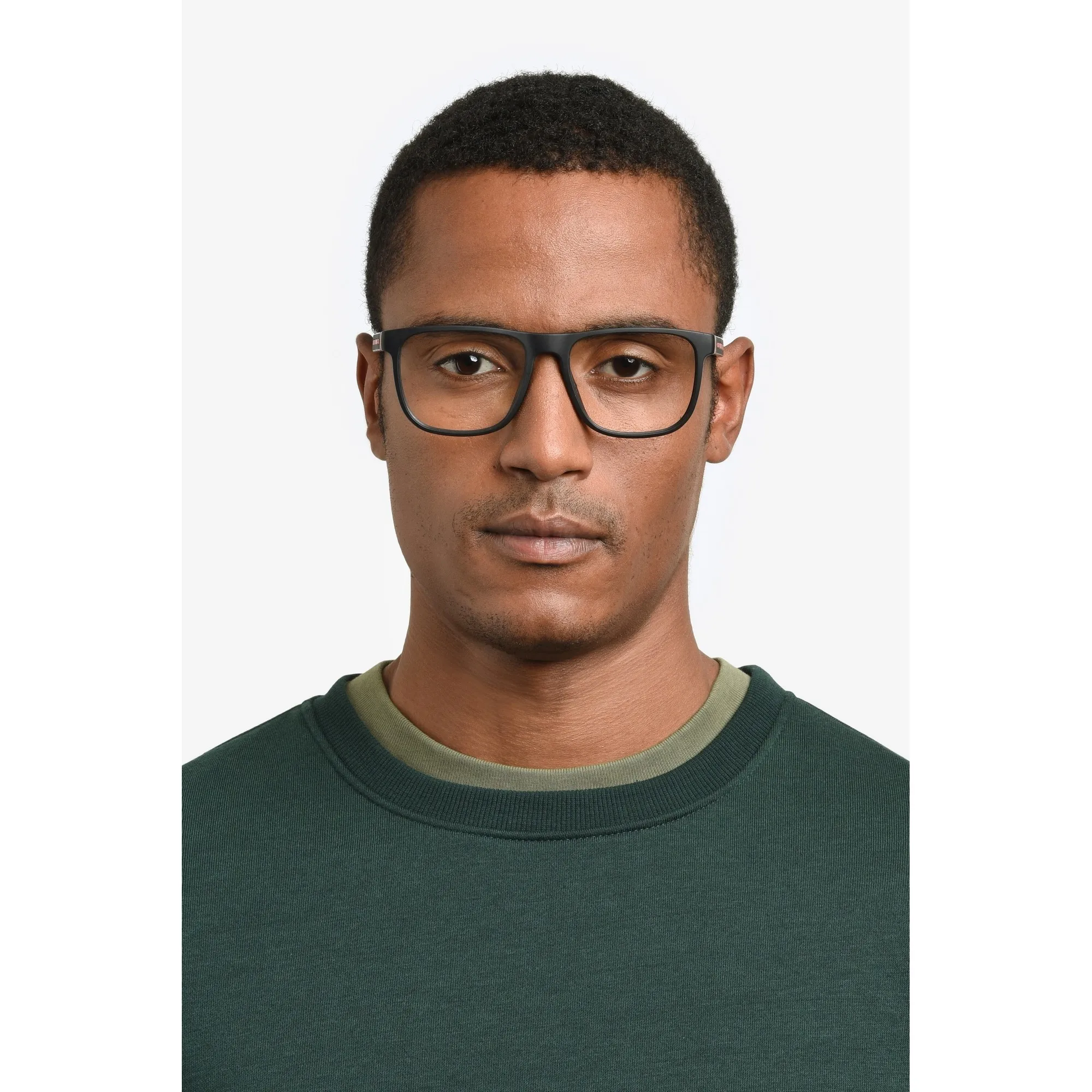   Carrera 8892 - BLX Rosso Nero Opaco | Occhiale Da Vista Uomo 