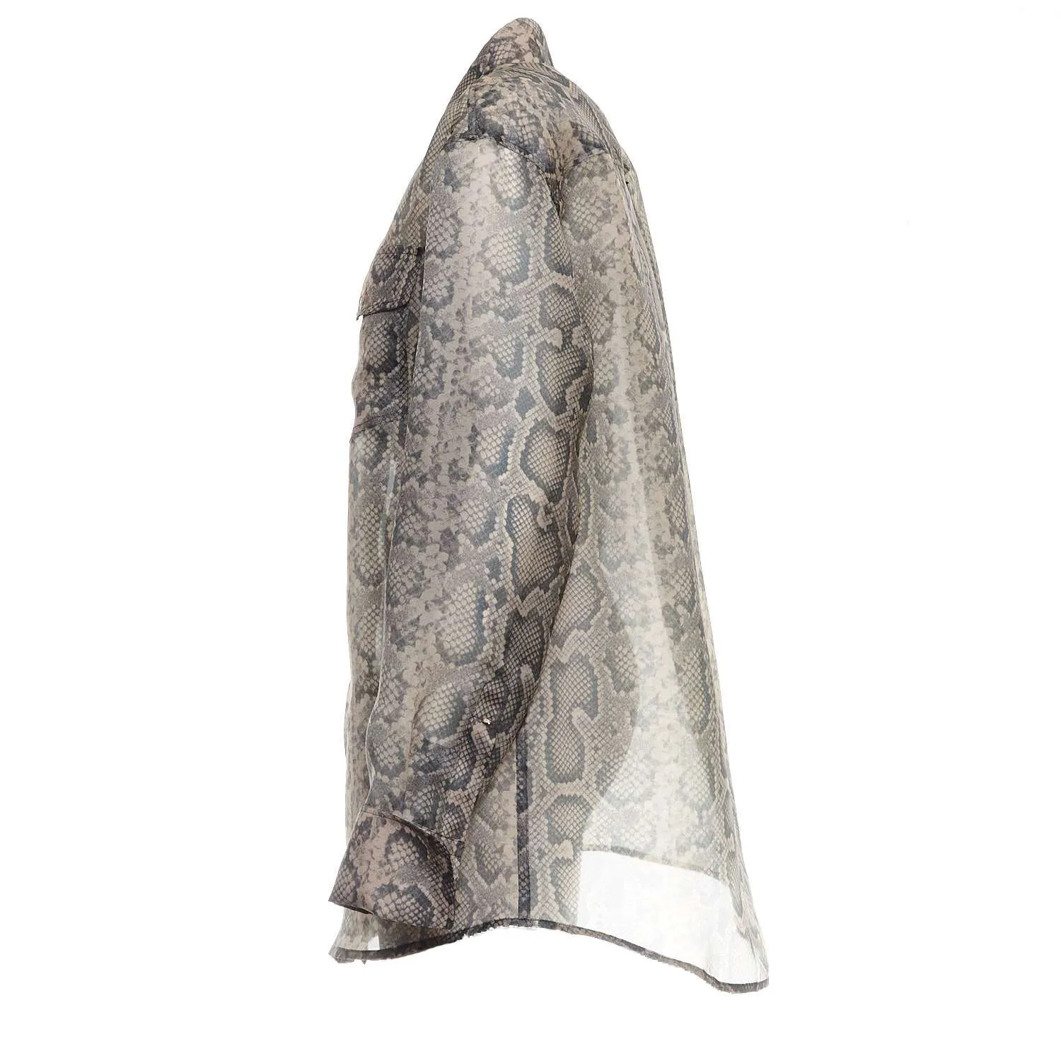 Casacca Canore Oversize Con Stampa Pitone