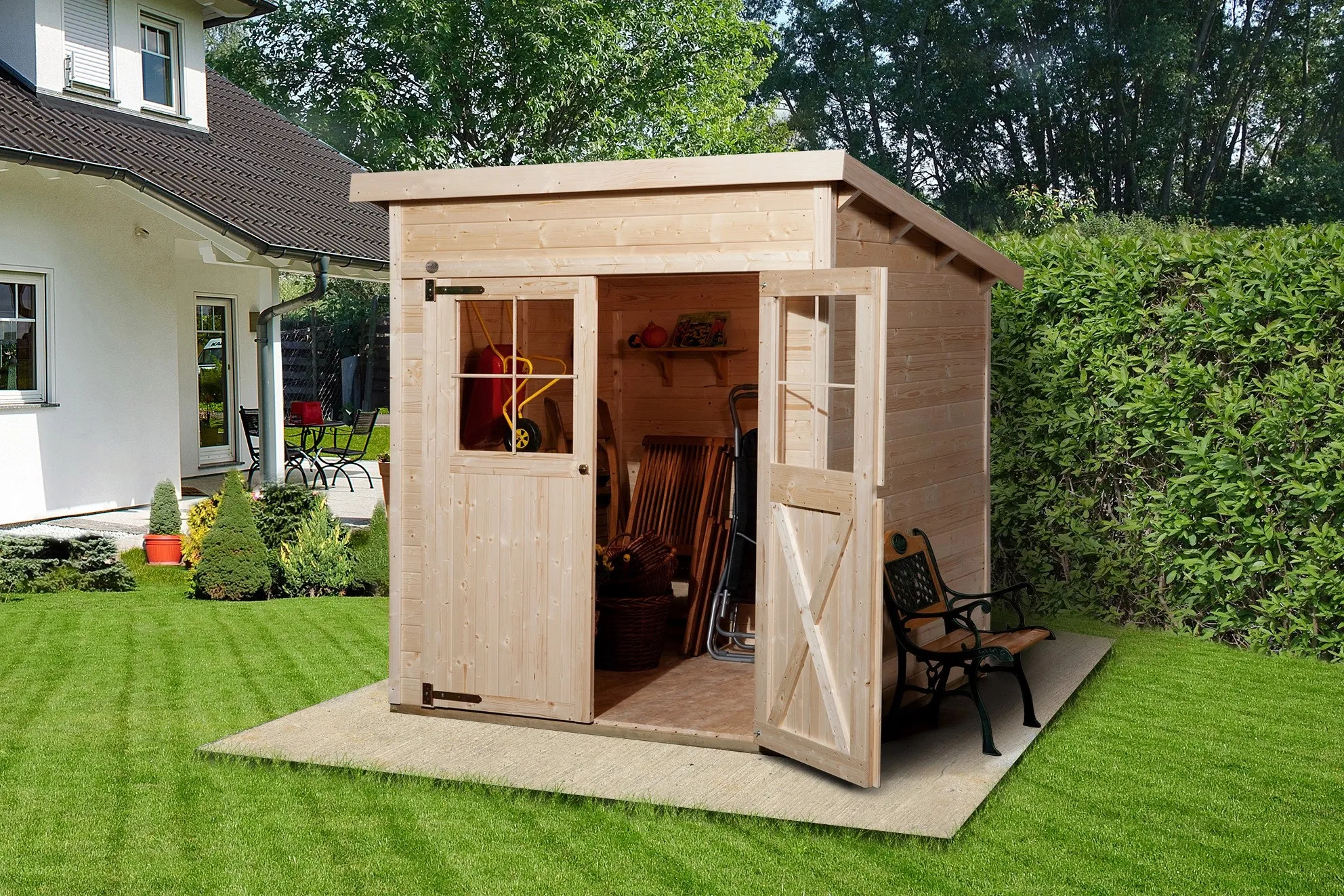 Casetta da giardino in legno 325 1 222x148 cm
