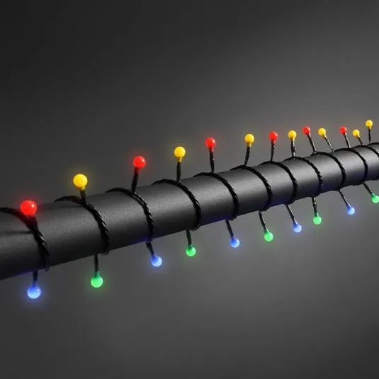 Catena luminosa LED 160 luci 12,72m variopinta