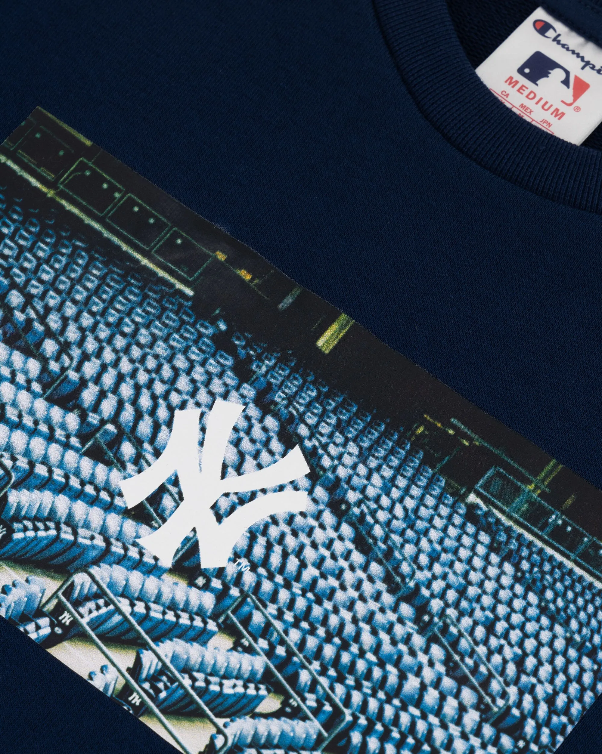 Champion Felpa Pesante MLB Blu Uomo