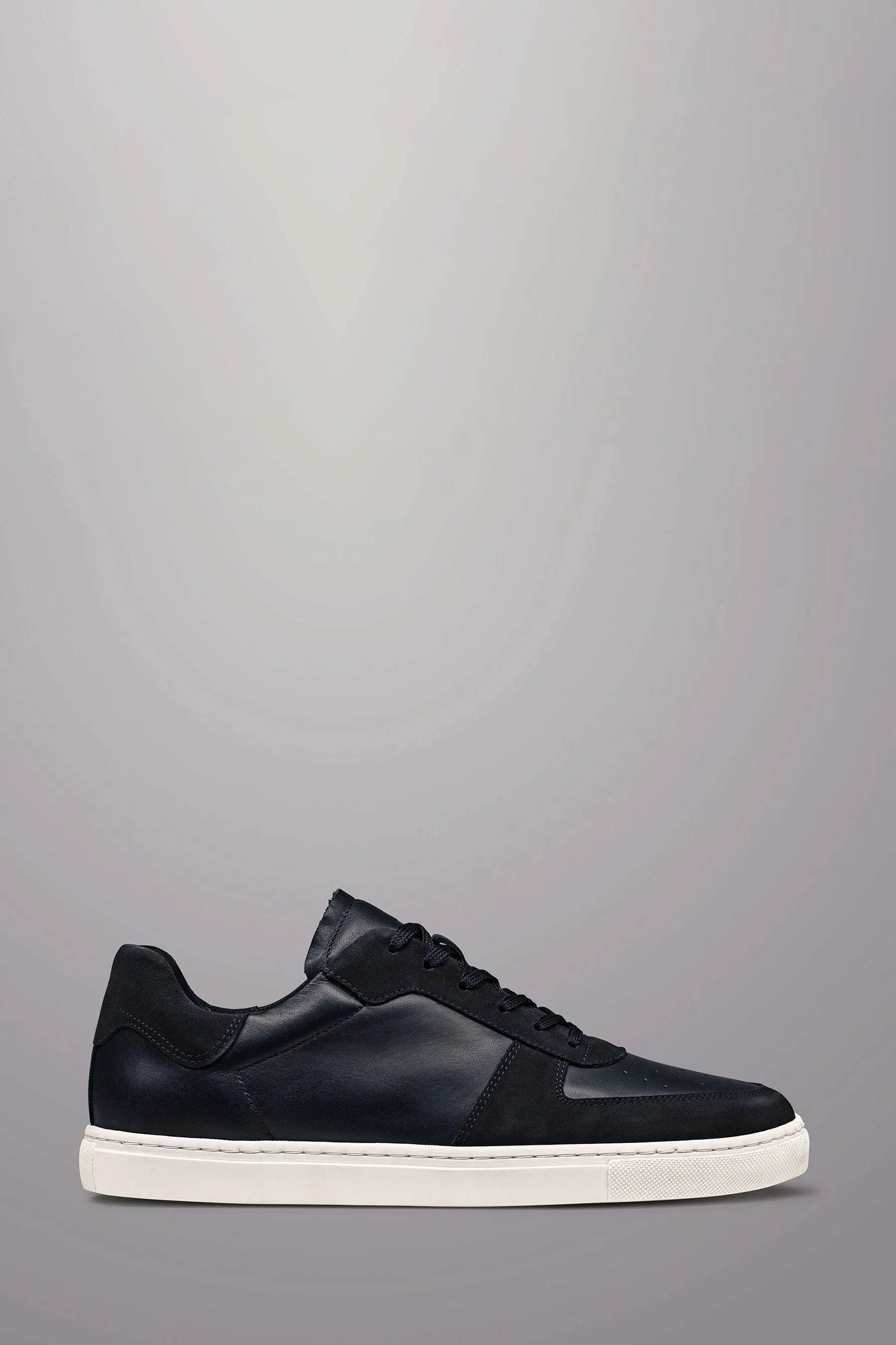Charles Tyrwhitt - Scarpe da ginnastica in pelle e camoscio con suola sagomata