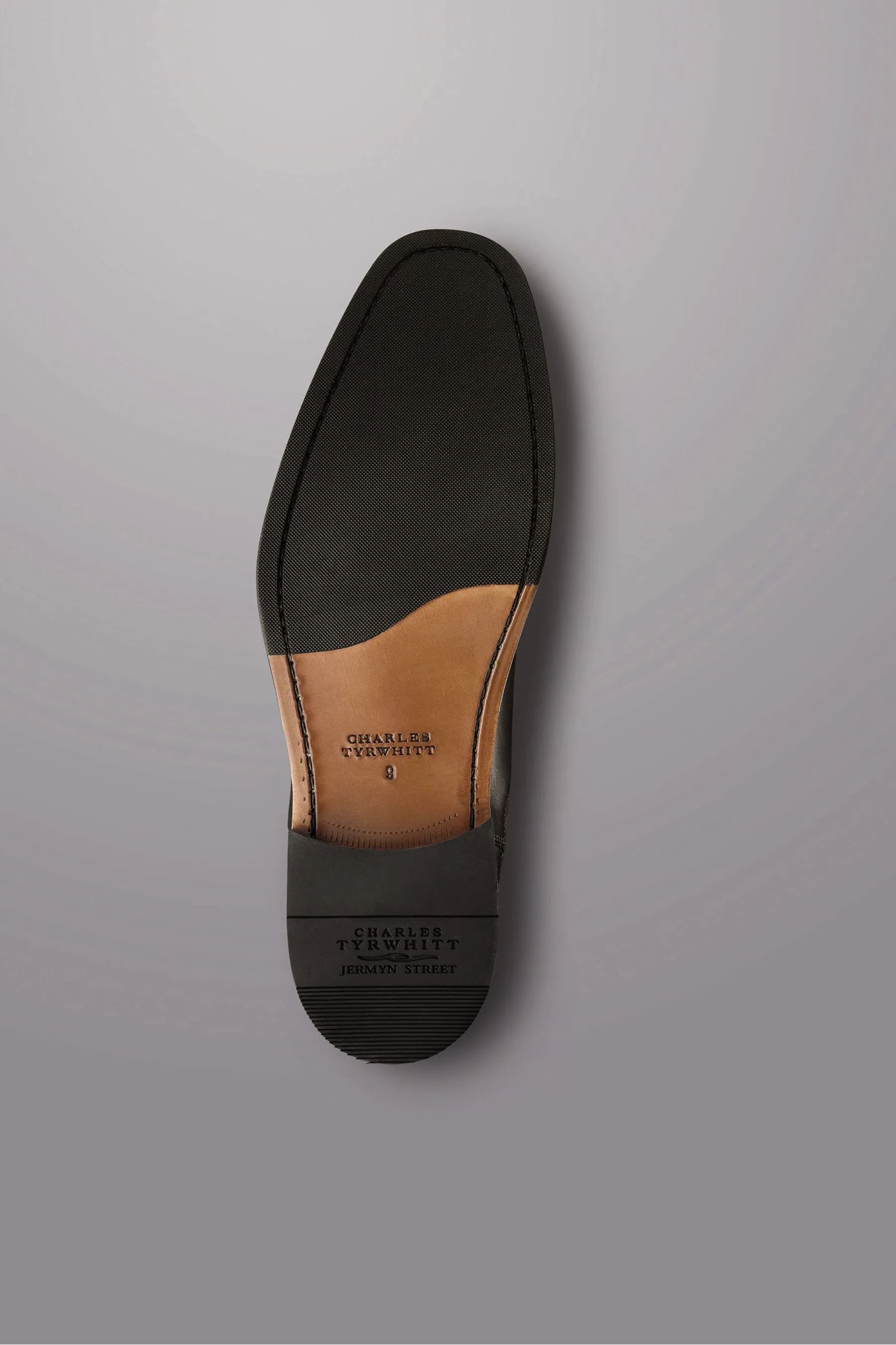Charles Tyrwhitt - Scarpe da ginnastica in pelle e camoscio con suola sagomata
