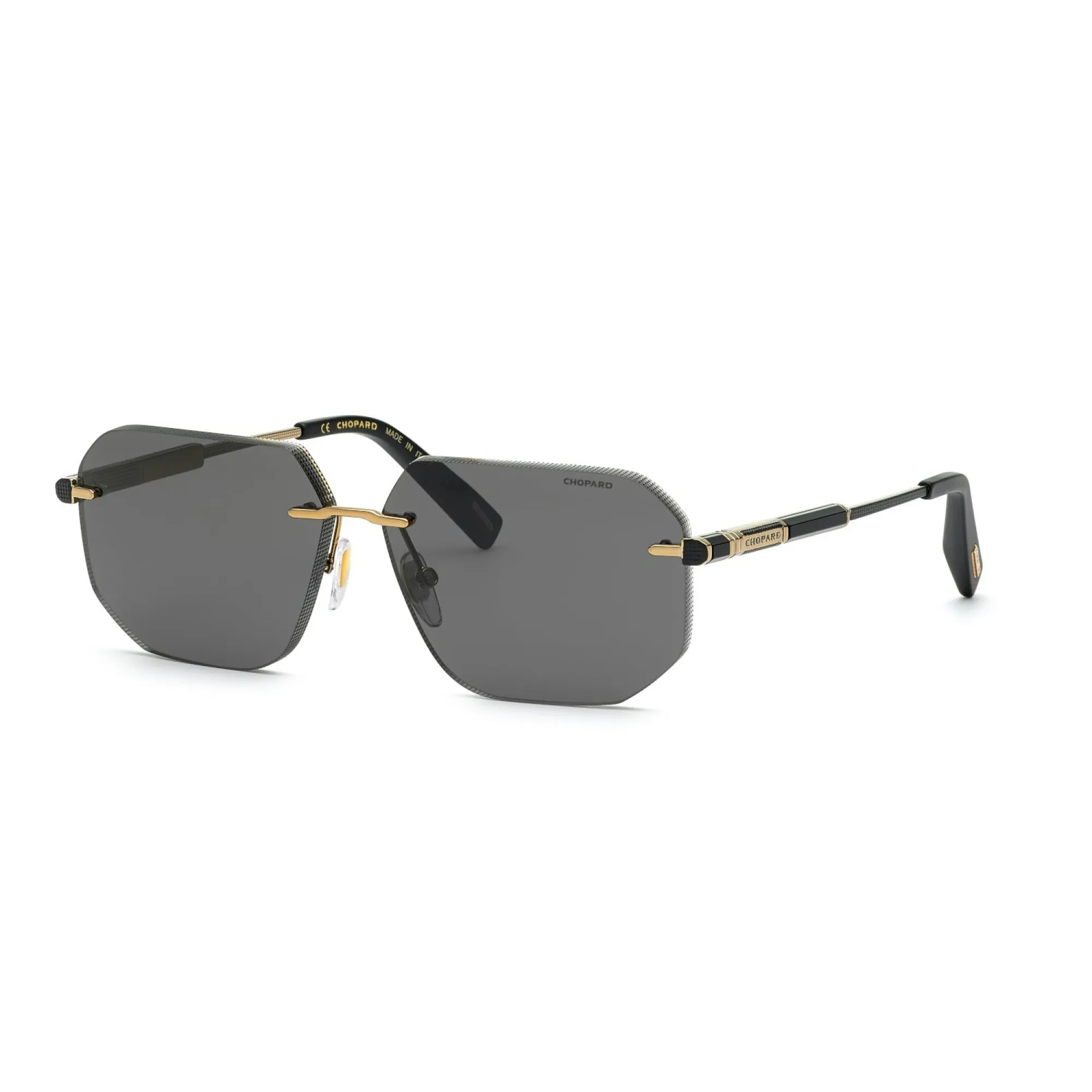   Chopard SCHG80 - 8FFK Oro Grigio Lucido | Occhiale Da Sole Uomo 
