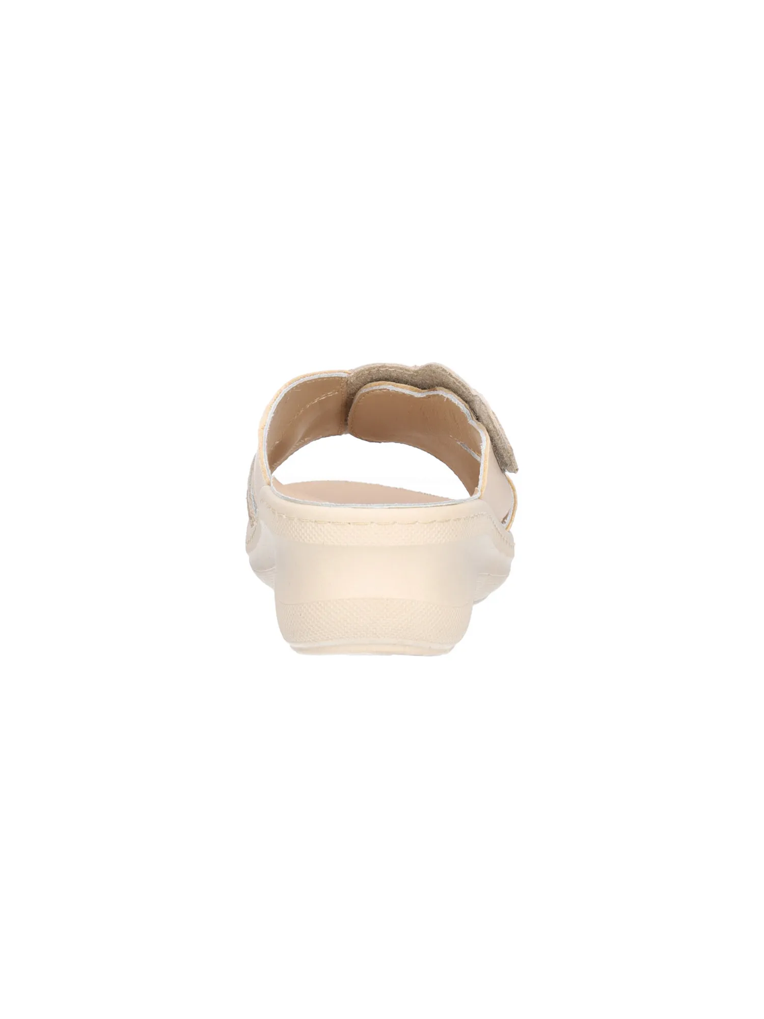 Ciabatta zeppa bassa Melluso da donna beige