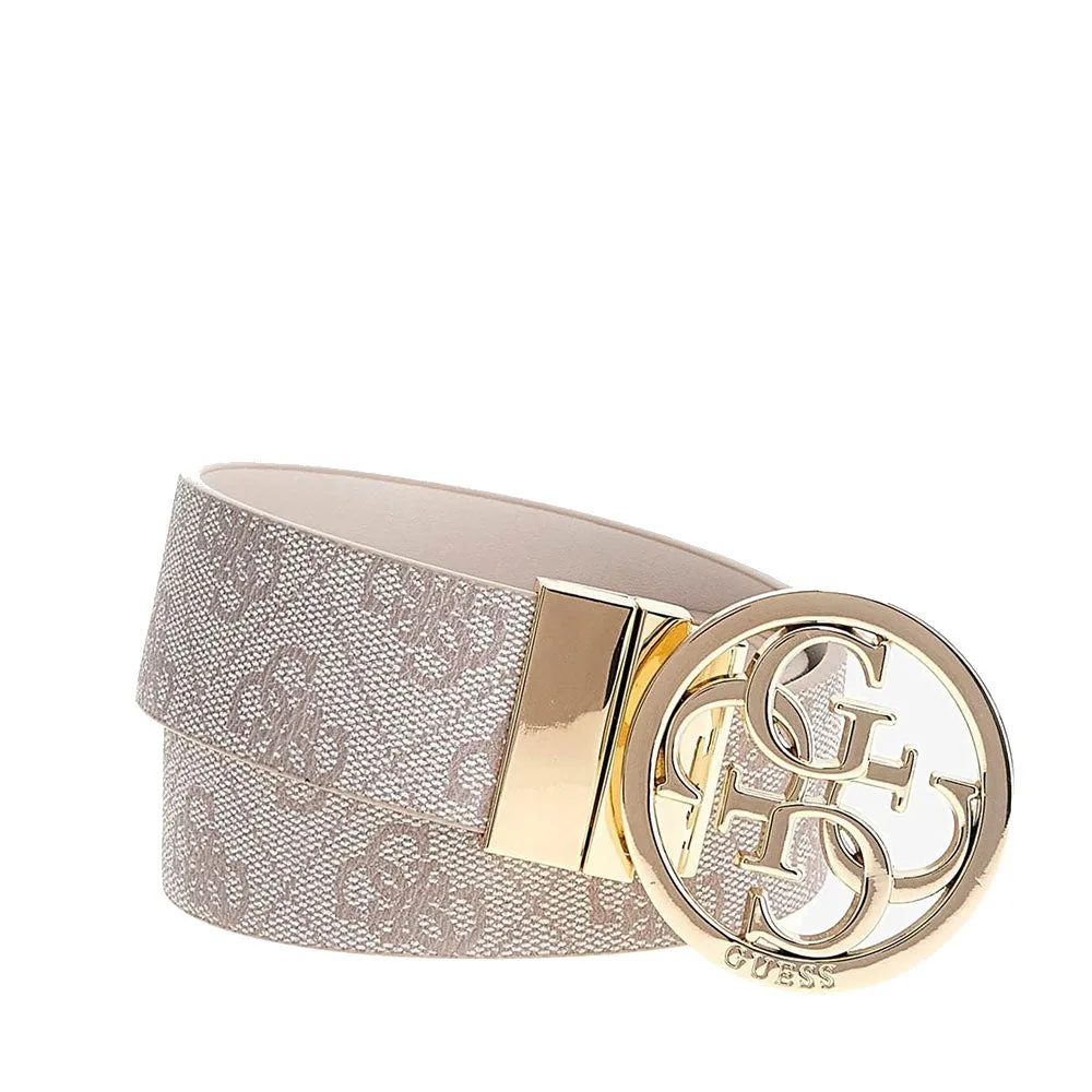 Cintura Donna GUESS Reversibile Colore Dove Logo Linea Orlina