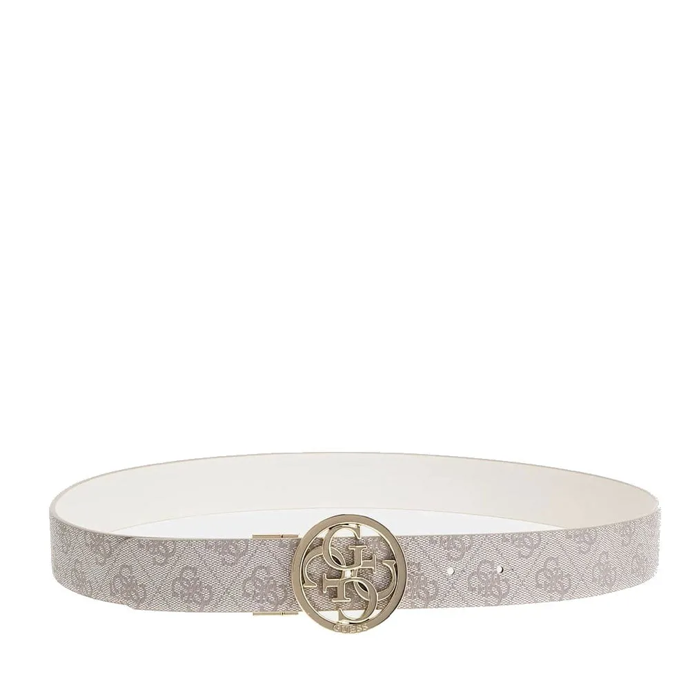 Cintura Donna GUESS Reversibile Colore Dove Logo Linea Orlina
