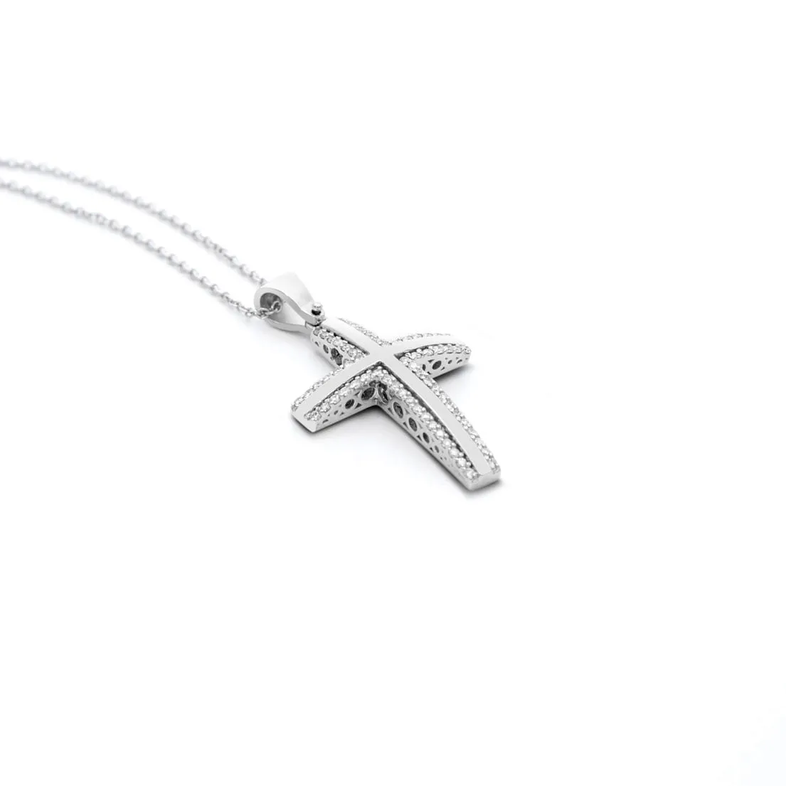 Collana Cross Diamond