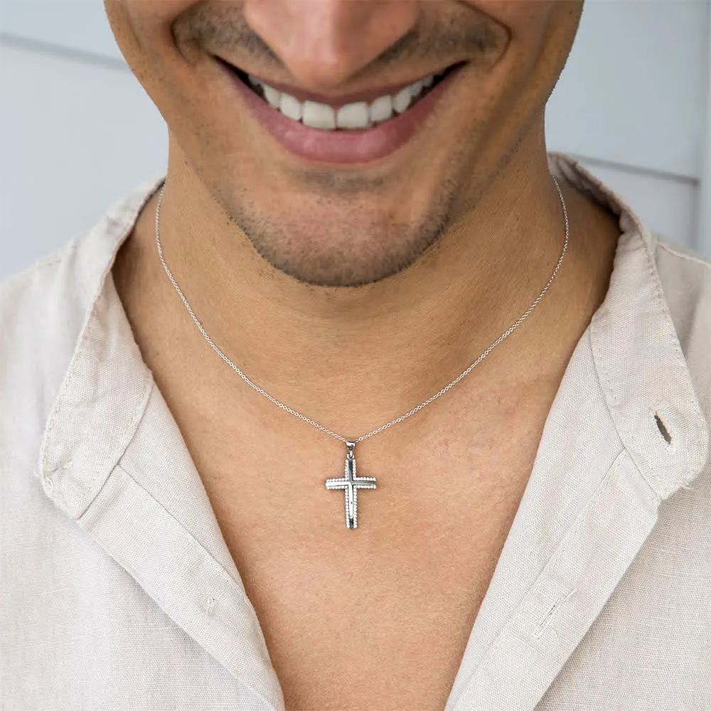 Collana Cross Diamond