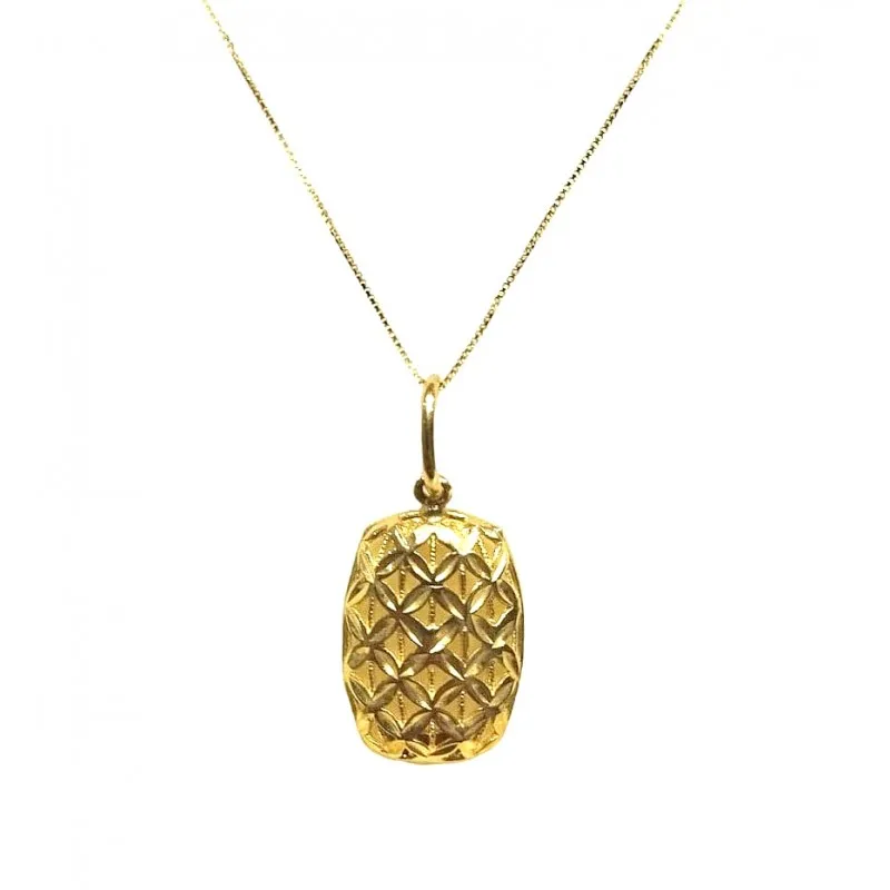 COLLANA PENDENTE DA DONNA IN ORO GIALLO 18 KT
