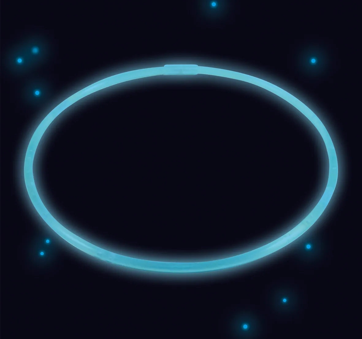 Collana Power Glowstick 51cm Blu
