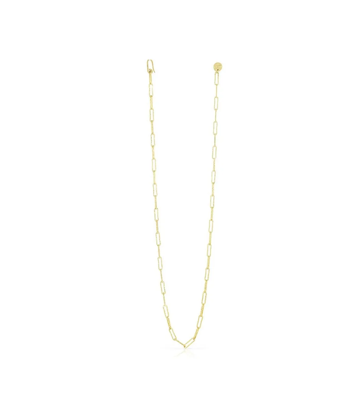 Collana Unoaerre Bronzo Giallo con anelli ovali EXH4874