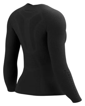 Compressport Women's On/Off Base Layer Long Sleeve Shirt Black