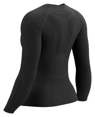 Compressport Women's On/Off Base Layer Long Sleeve Shirt Black