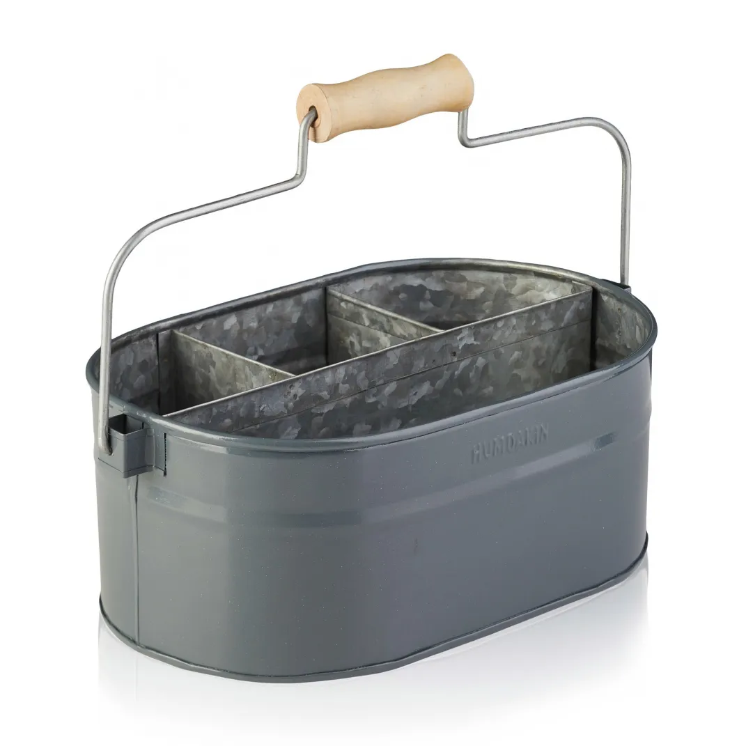 Contenitore secchio Humdakin System 30x19 cm.jn{font-size:18px}Nero opaco