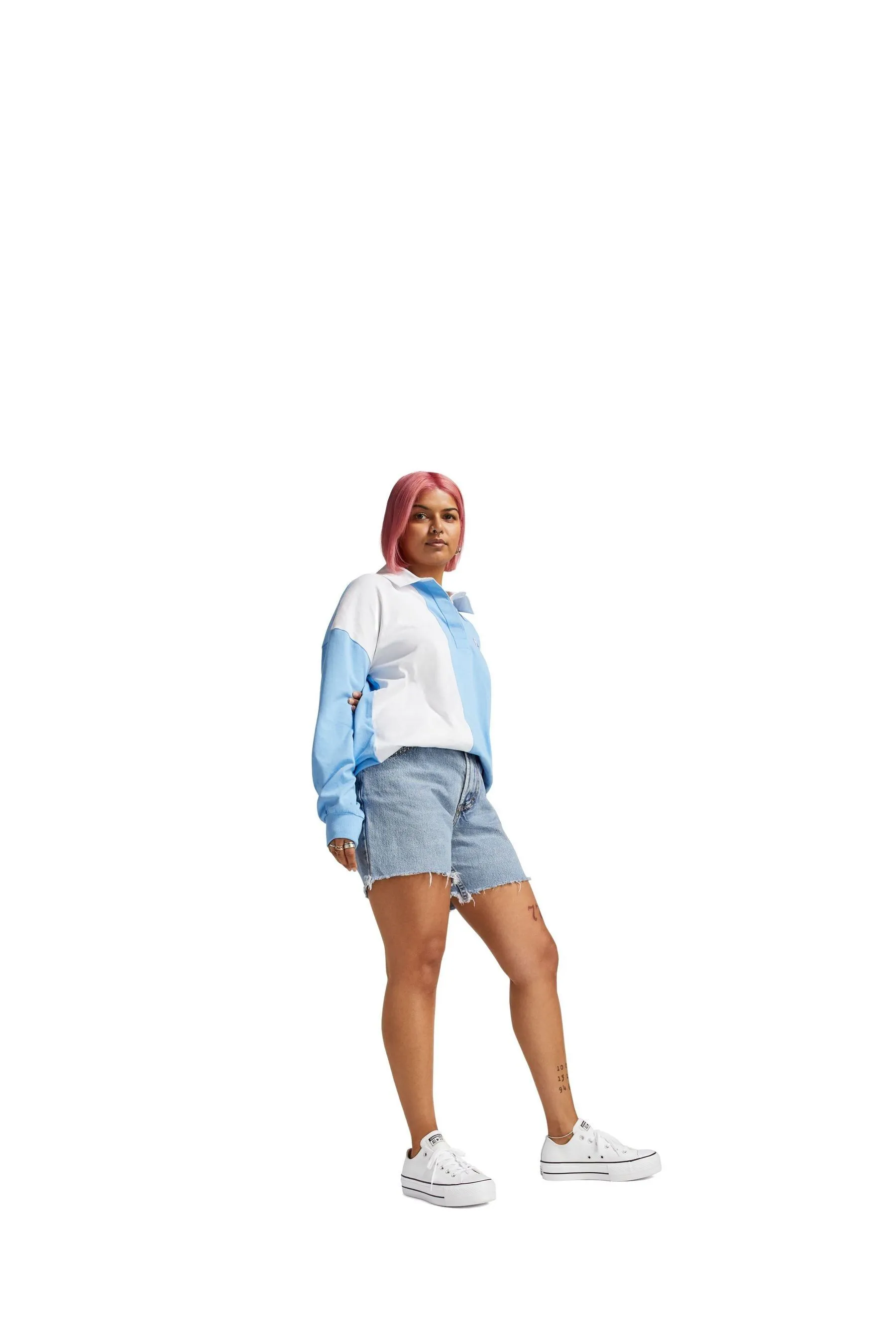 Converse - Lift Chuck Ox - Scarpe da ginnastica in pelle con plateau