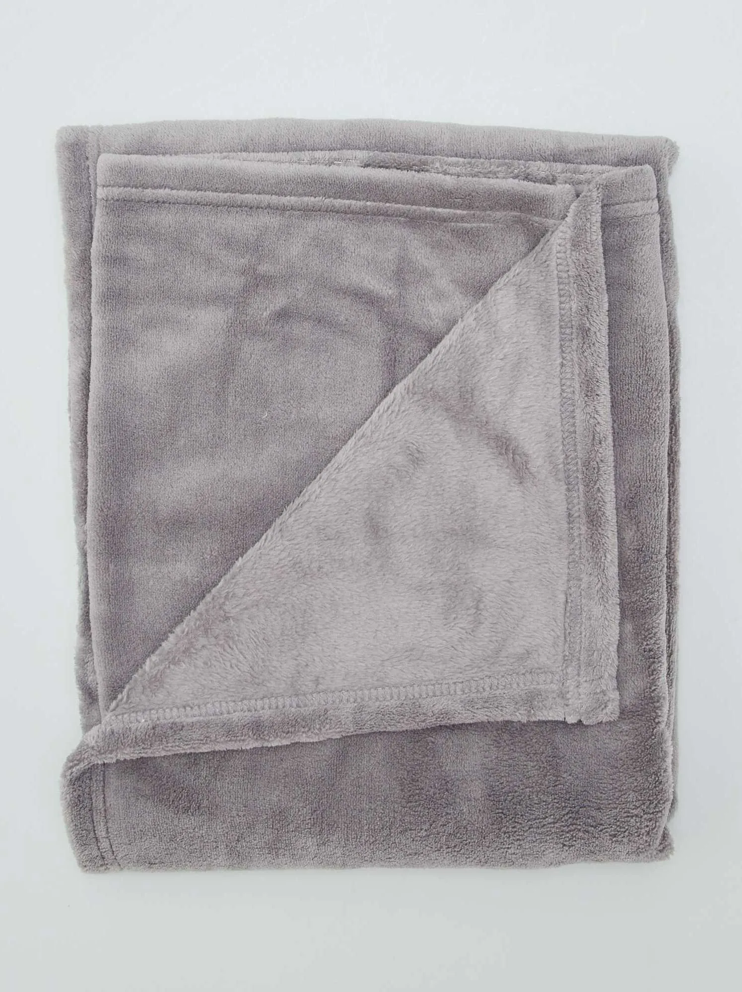 Coperta tinta unita pile - GRIGIO