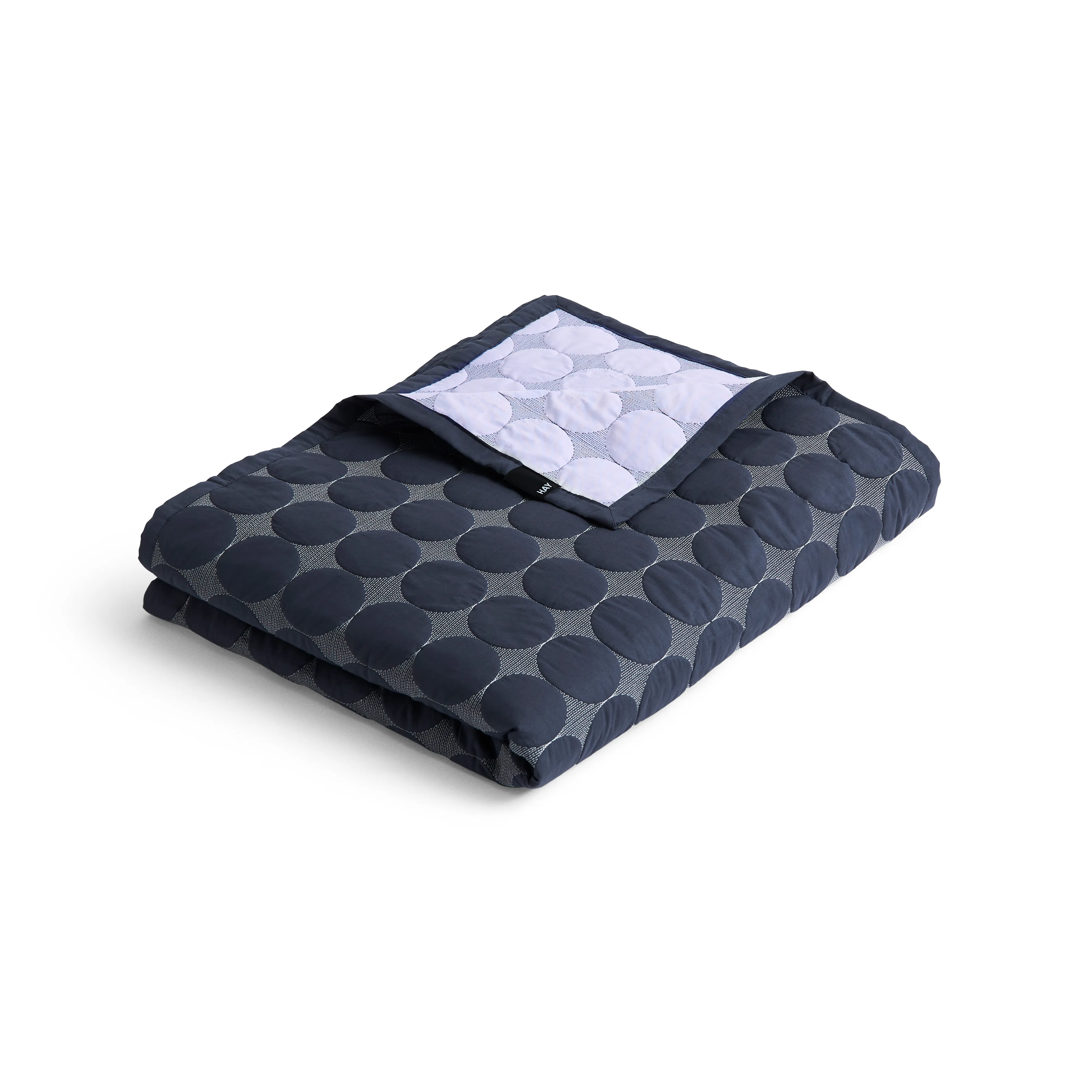 Copriletto Mega Dot organic 260x260 cm.iw{font-size:18px}Midnight blue