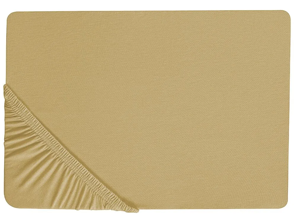 Coprimaterasso elasticizzato JANBU Cotone 90x200 cm Verde oliva
