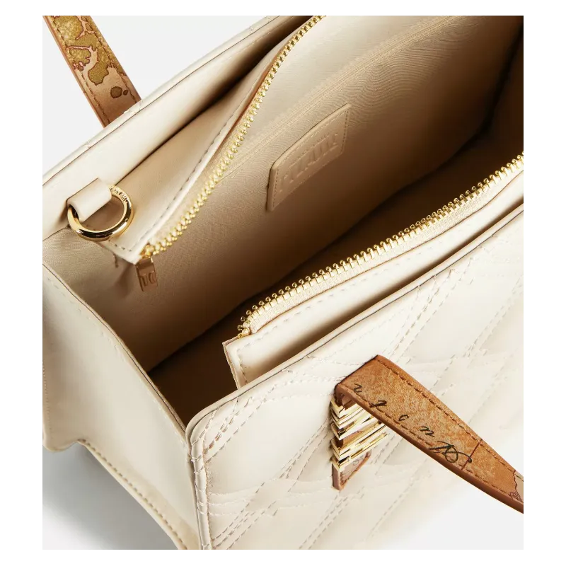 Coral Diamond borsa a mano con tracolla rimovibile Avorio