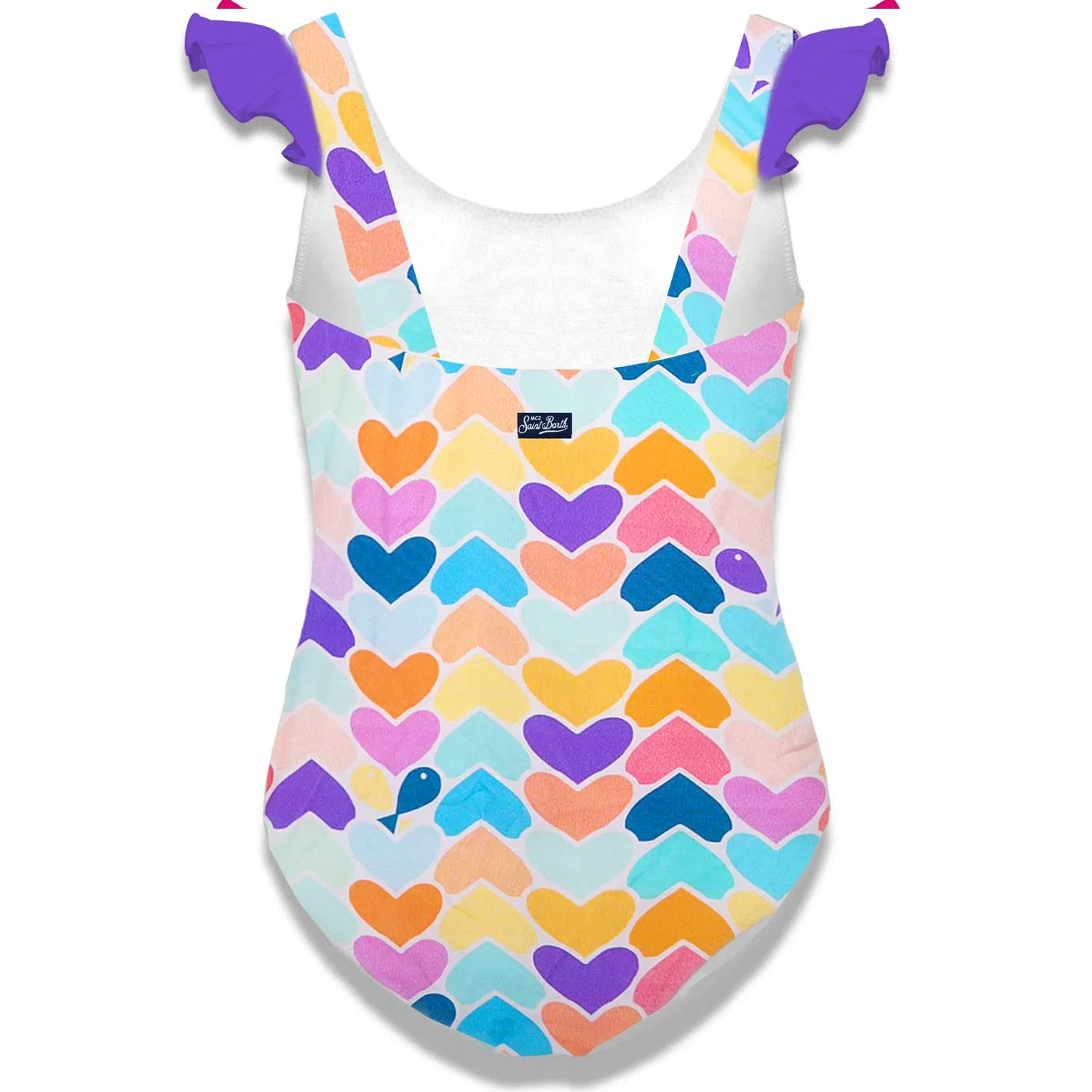 Costume da bagno da bambina con volant