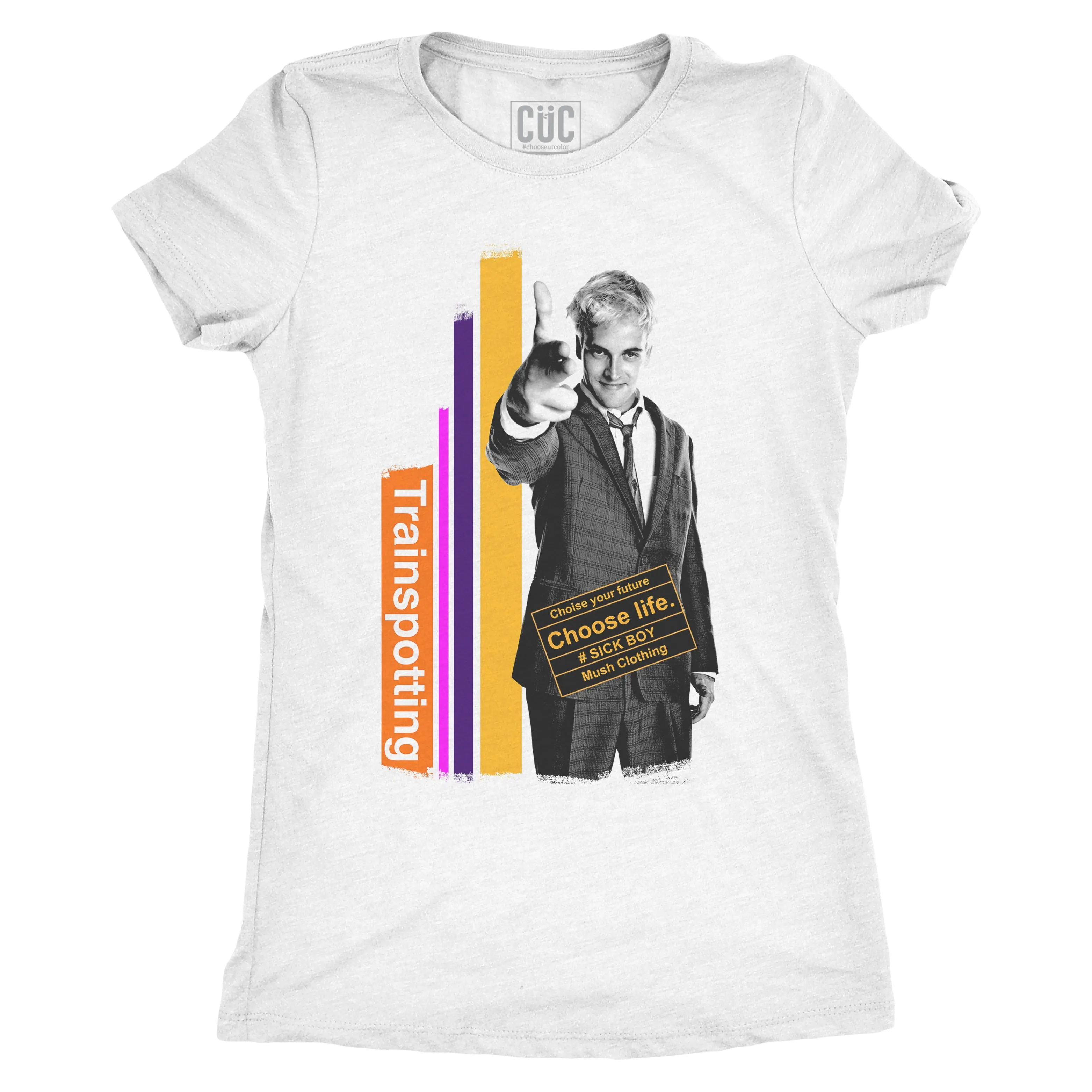 CUC T-Shirt Trainspotting - Maglia Sick Boy - Choose life - Welsh Fincher #chooseurcolor