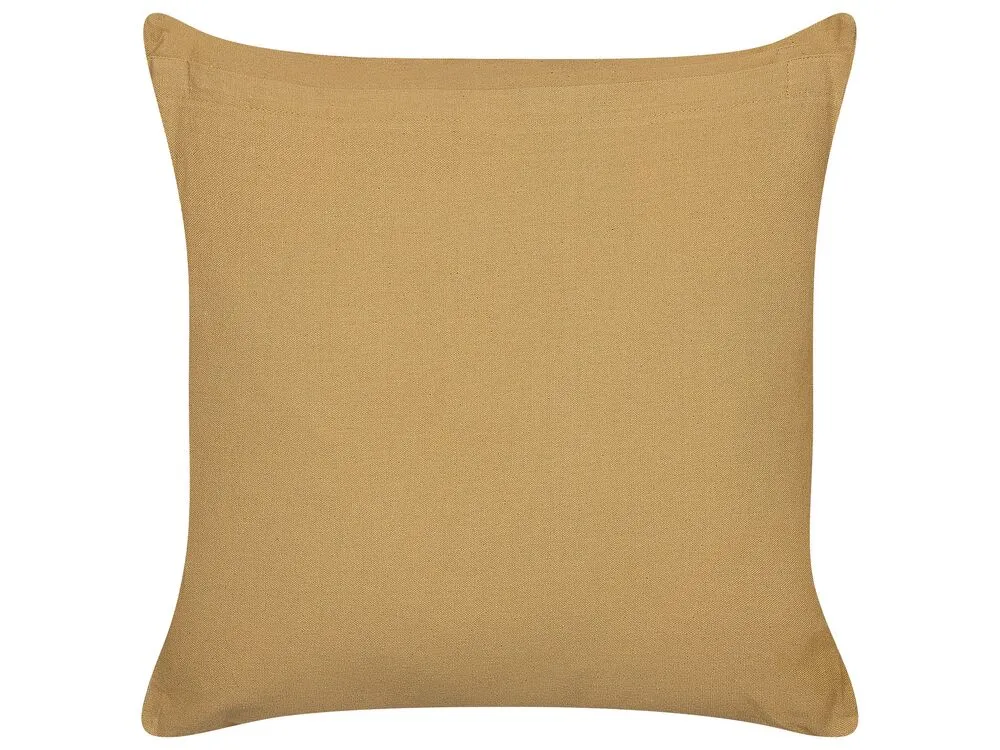 Cuscino decorativo SALIX Cotone 45 x 45 cm Beige sabbia A strisce