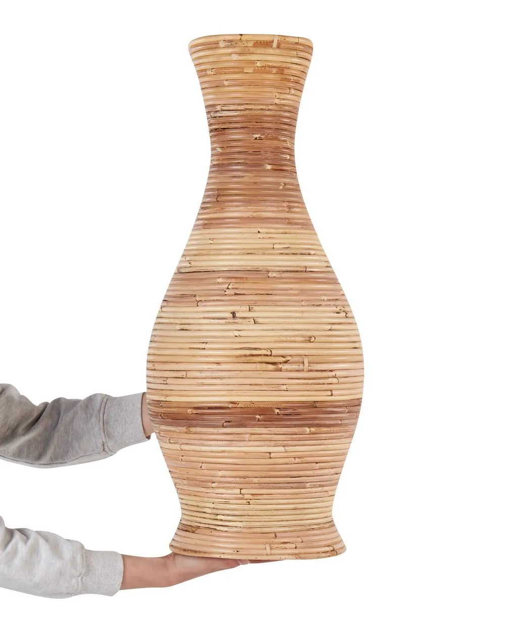 Decorative Vase TRINISA Rattan 70 cm Natural