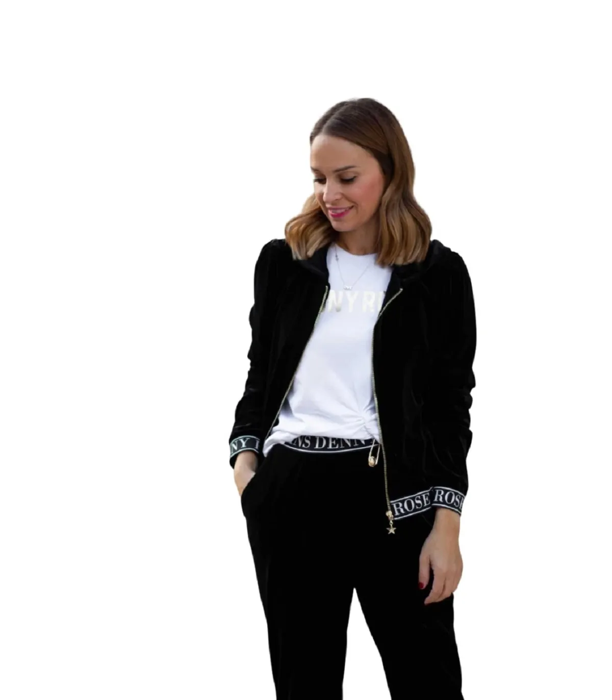 Denny Rose Jeans Donna Pantaloni Tuta