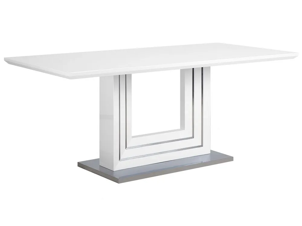 Dining Table KALONA White 180 cm 90 cm
