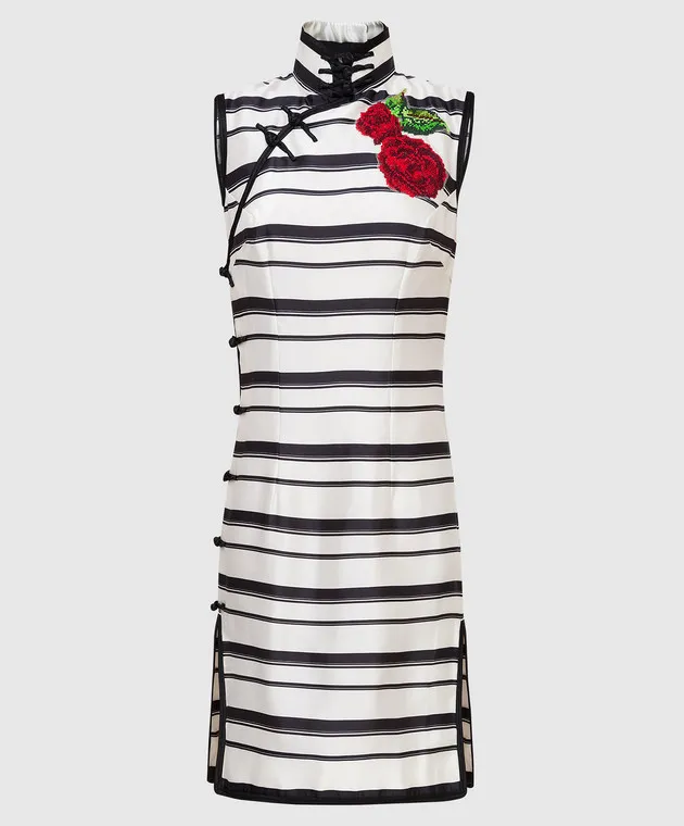 Dolce&Gabbana Abito in seta bianca F6XG7ZHS1D0