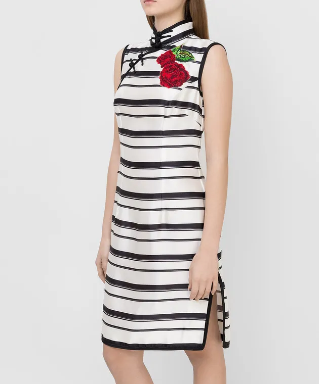 Dolce&Gabbana Abito in seta bianca F6XG7ZHS1D0
