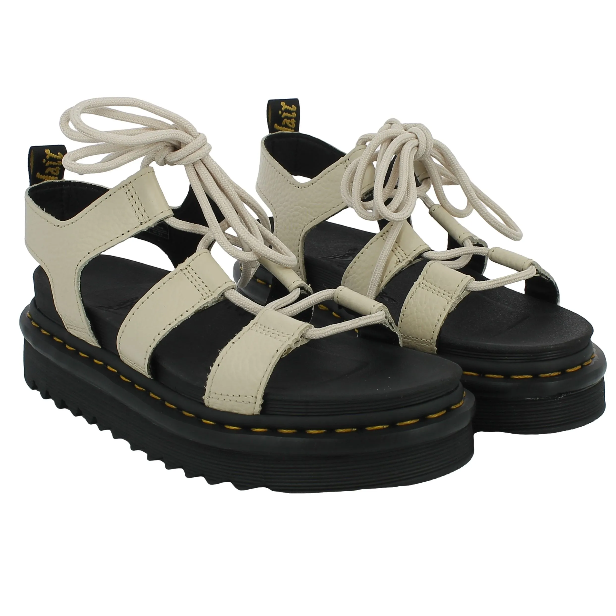 Dr.Martens  Sandalo Nartilla Milled Nappa Parchment Beige 