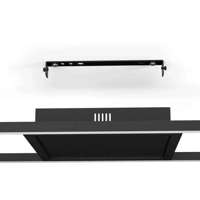 Eglo CALAGRANO-Z Plafoniera LED Nero, 1-Luce, Cambia colore