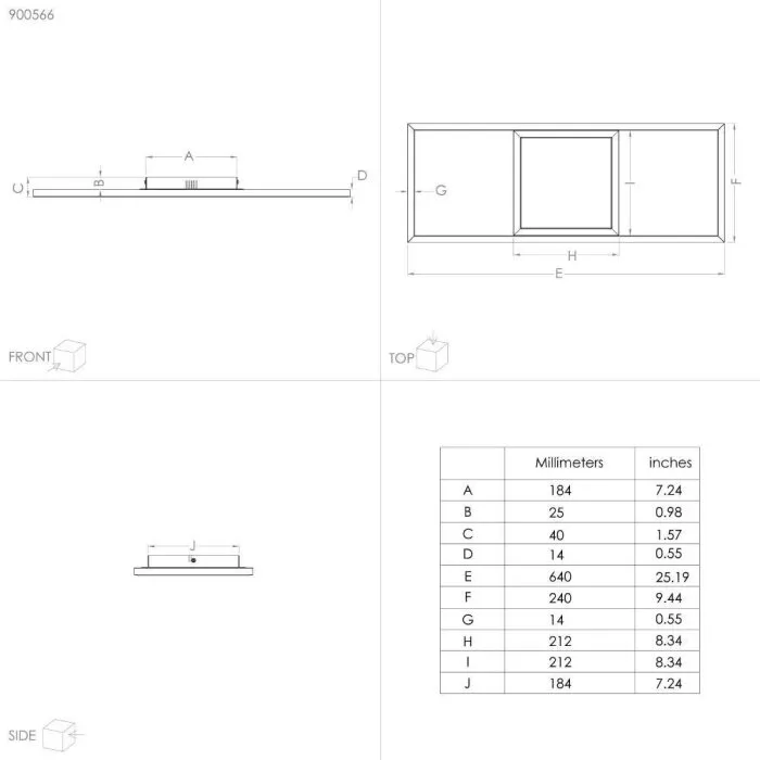 Eglo CALAGRANO-Z Plafoniera LED Nero, 1-Luce, Cambia colore