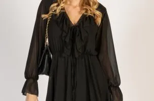 ELEGANTE ABITO CON SCOLLO A 
