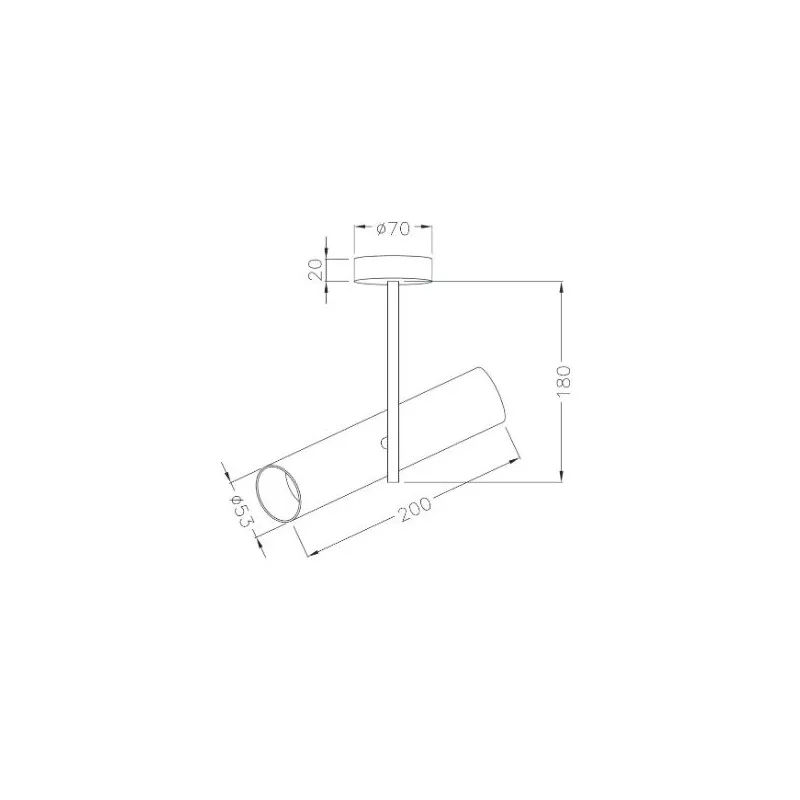 Elti faretto orientabile lampada da soffitto struttura in metallo GU10