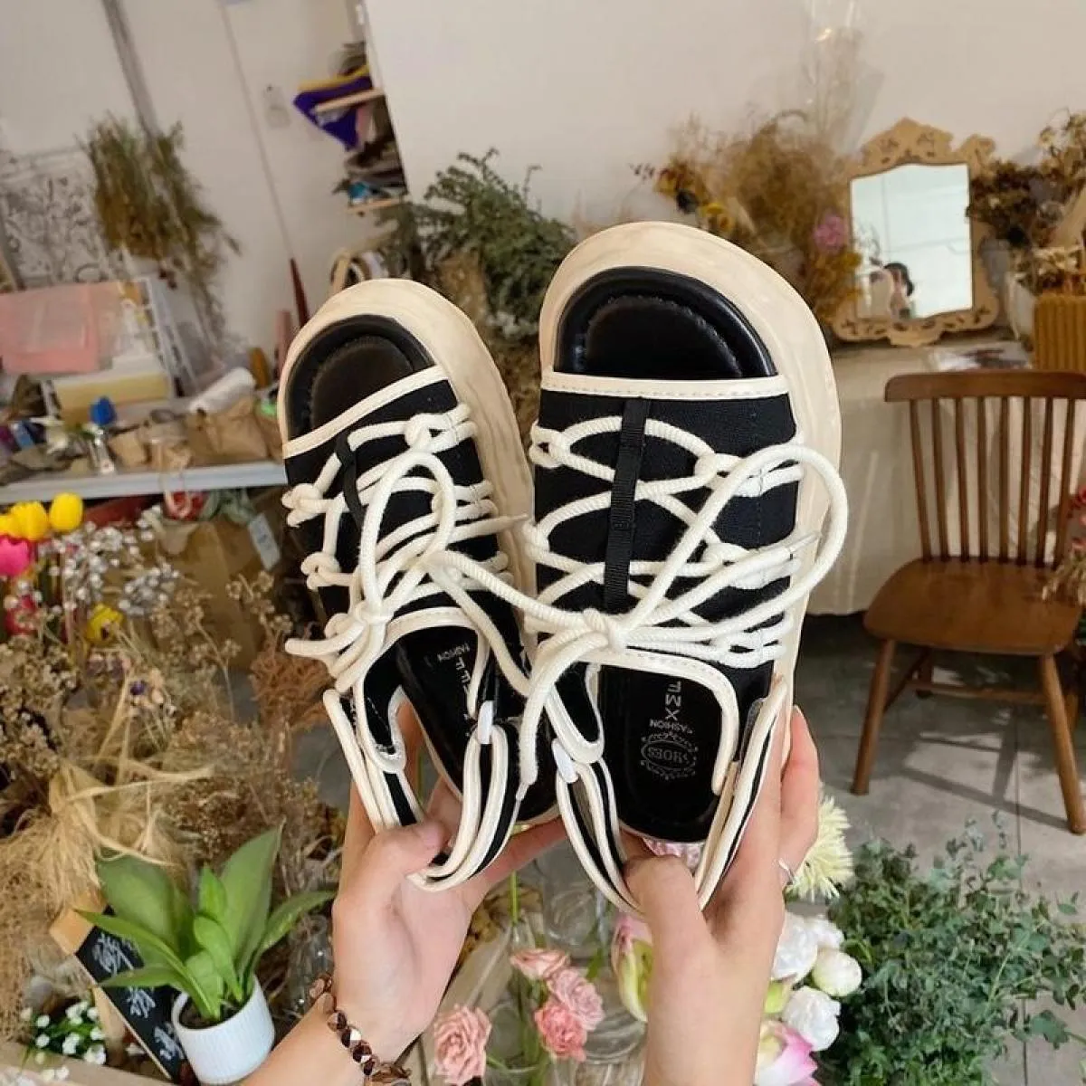 Estate nuovi sandali con plateau moda donna con suola spessa scarpe firmate romane casual sandali con plateau Sandalias Mujer 20
