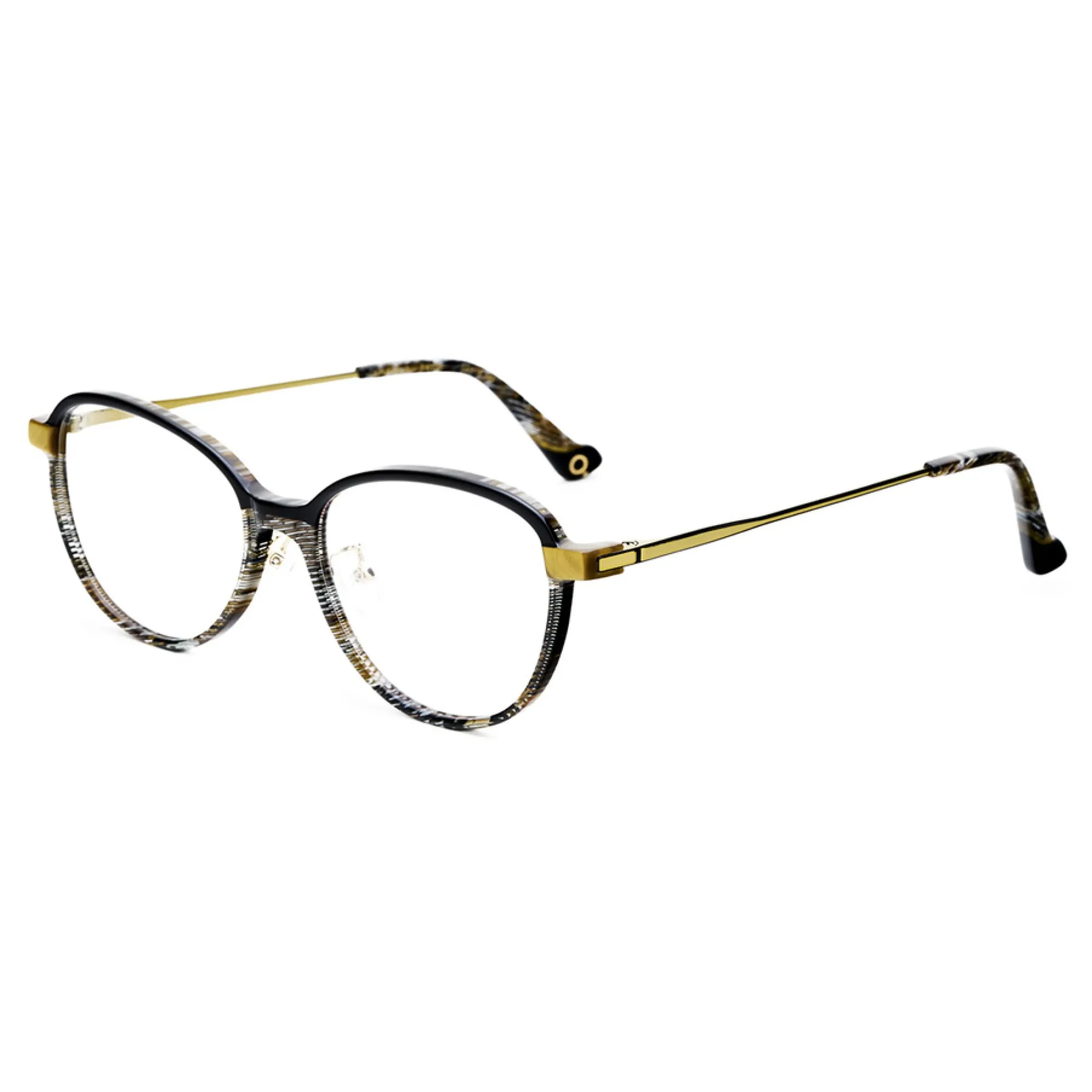   Etnia Barcelona LHASA.A - BKGD Oro Nero | Occhiale Da Vista Donna 