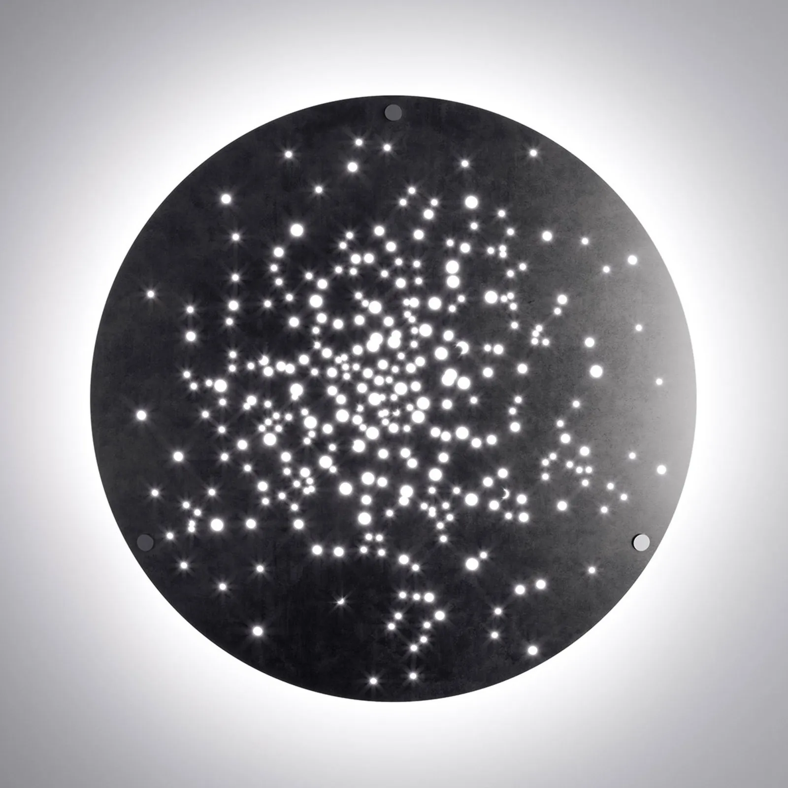Fabbian Lens applique LED Ø 90 cm brunito