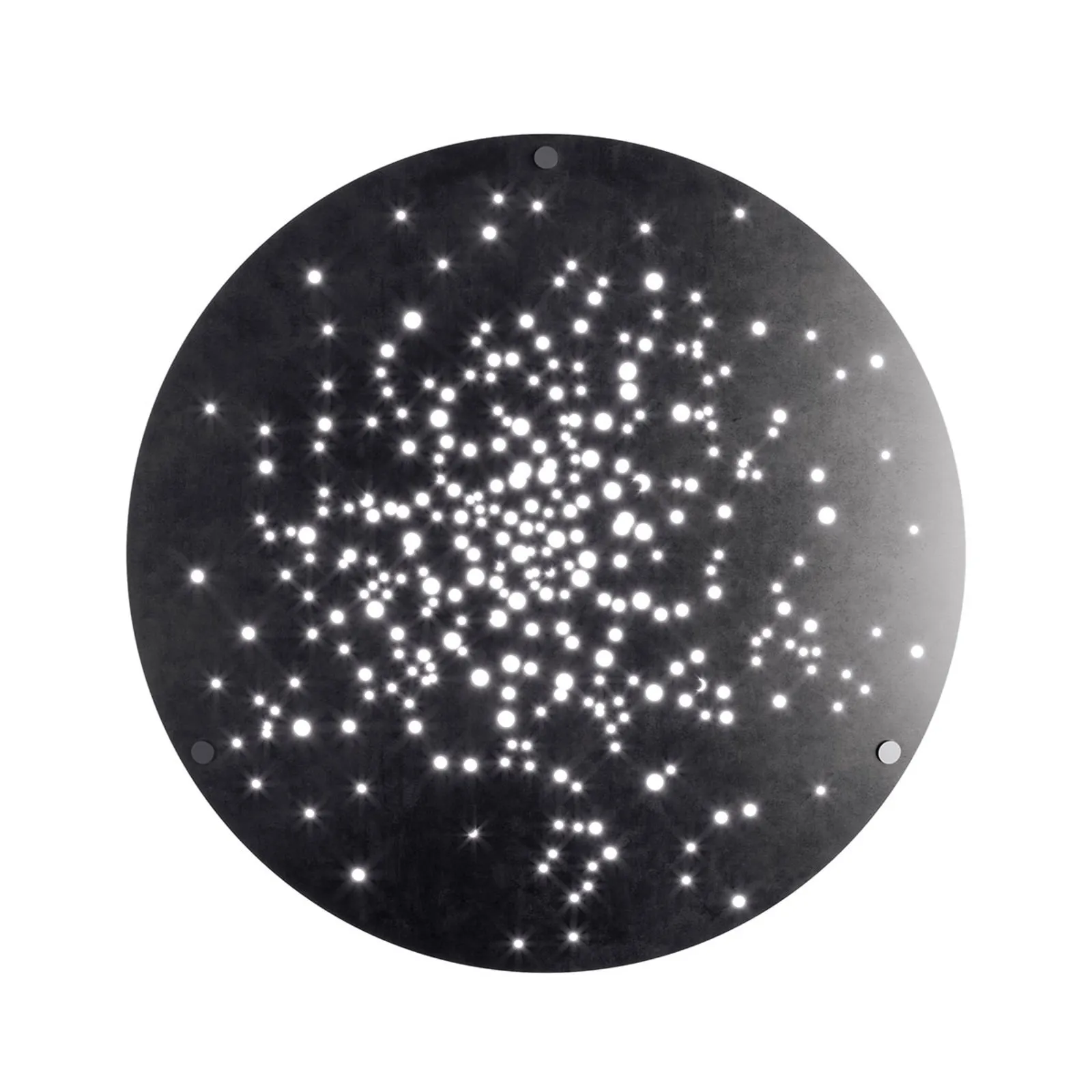 Fabbian Lens applique LED Ø 90 cm brunito