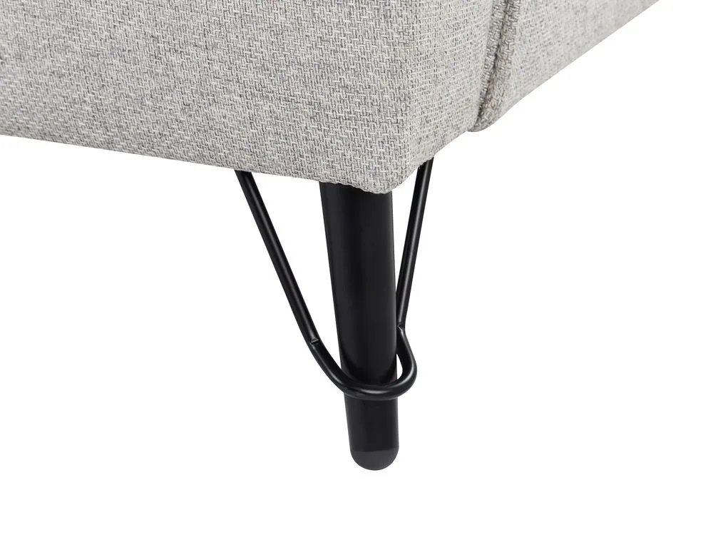 Fabric Living Room Set Grey HOBRO