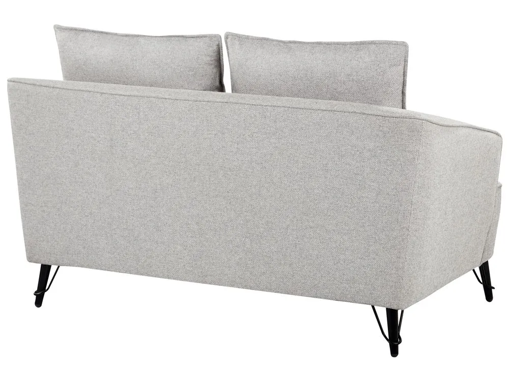 Fabric Living Room Set Grey HOBRO