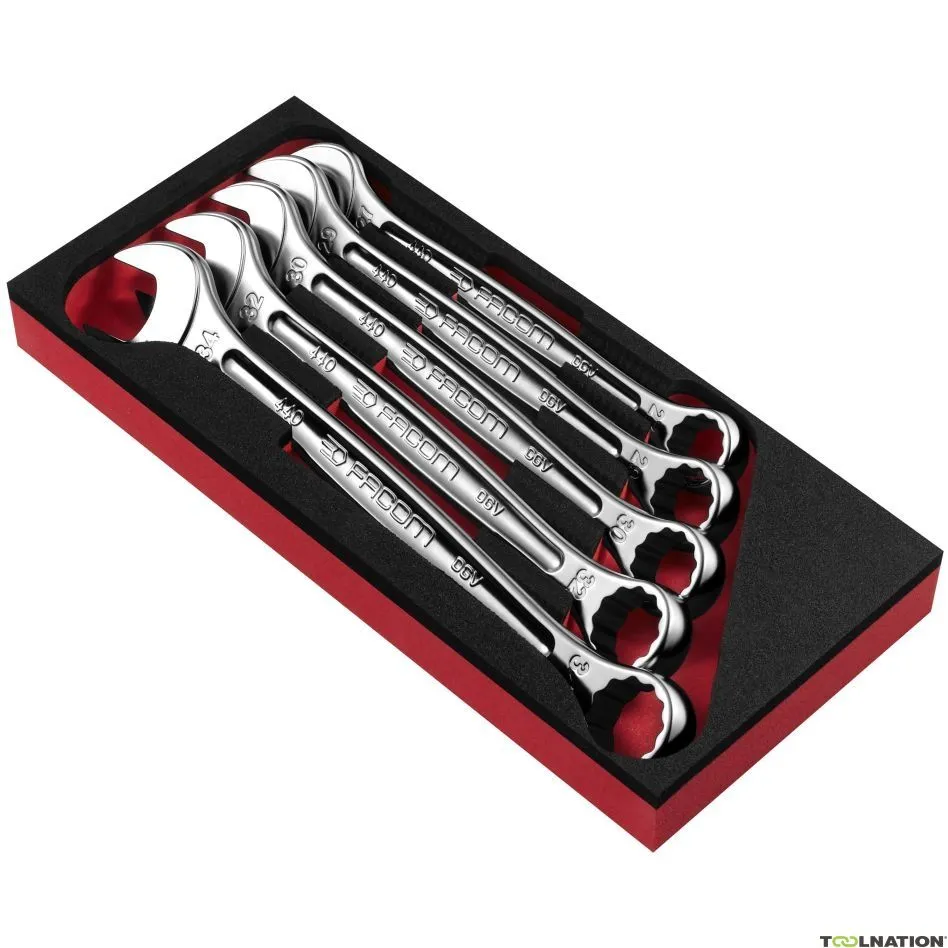 Facom MODM.440-2 Set di chiavi ad anello per moduli OGV® 5 pezzi