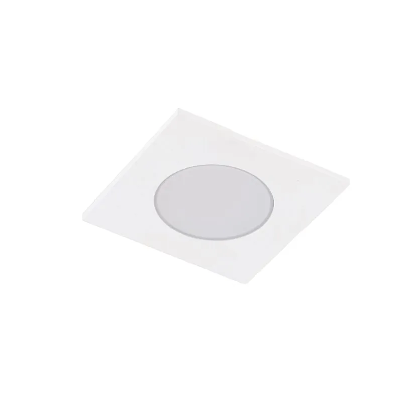 Faretto da incasso moderno bianco con LED 3 livelli dimmerabile IP65 - Semplicemente