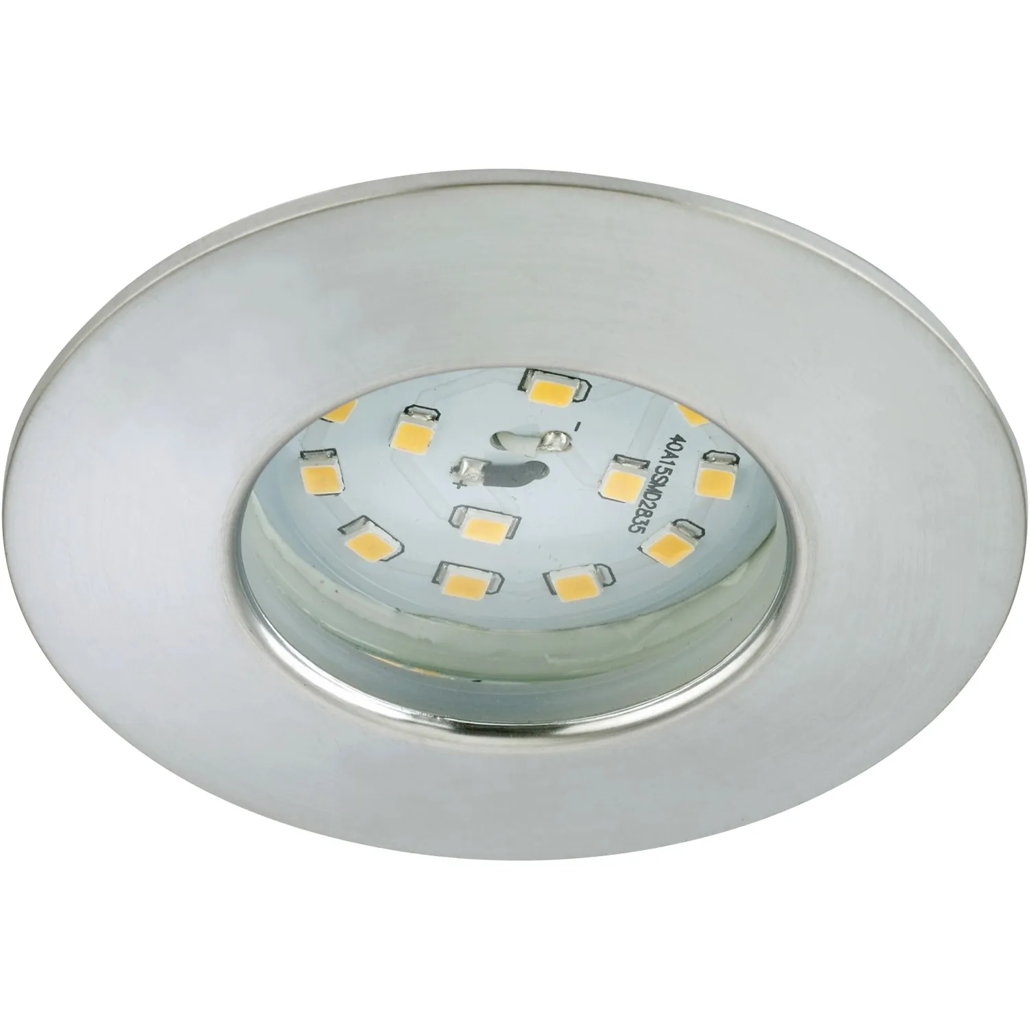 Faretto incasso alluminio satinato Ø 7,5 cm 5 W 400 lm