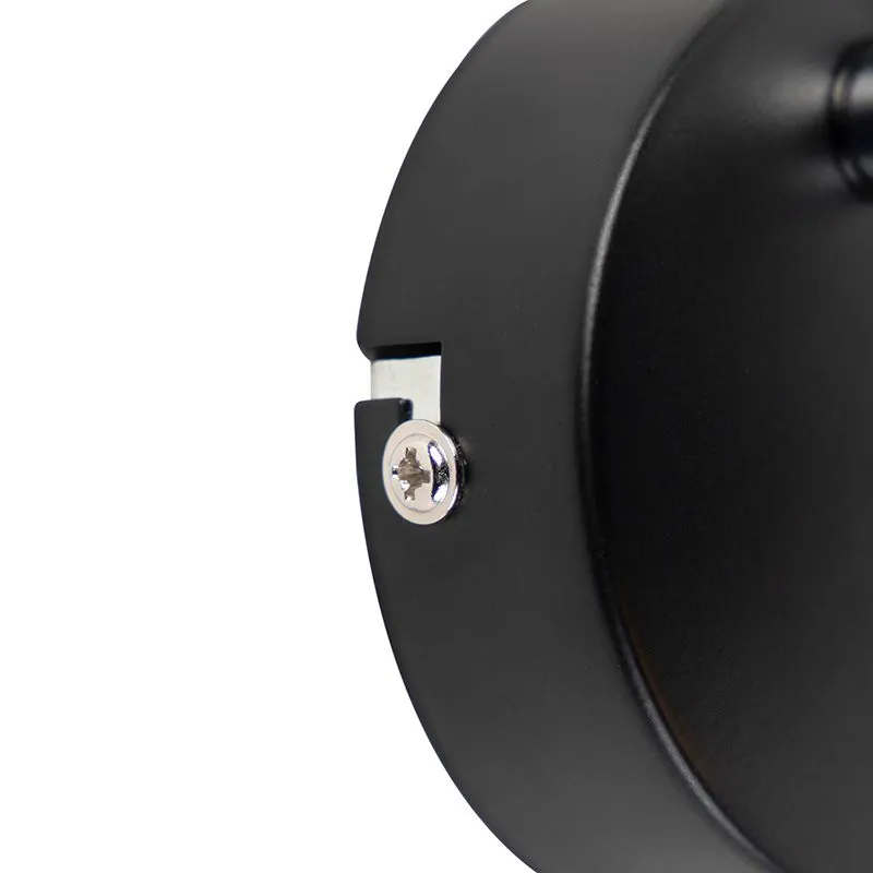 Faretto moderno nero interno dorato BUELL DELUXE