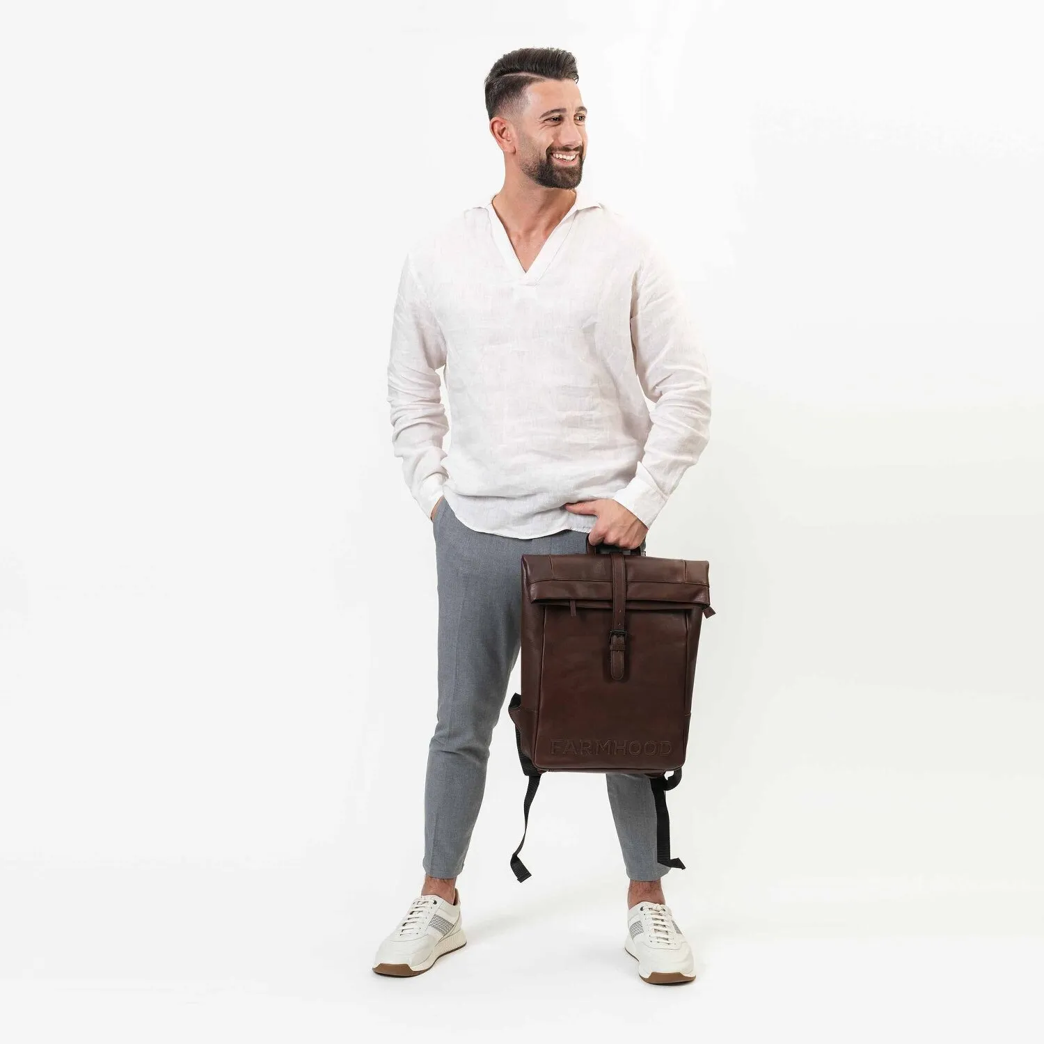 Farmhood Memphis Zaino Pelle 41 cm Scomparto per laptop